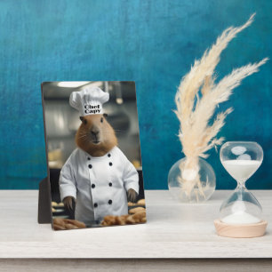 Placa Expositora Prosperidad pastelera: El capibara culinario