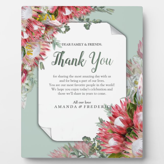 Placa Expositora Protesta de Fuchsia con los Verdes y los Lazos de  (Frente)