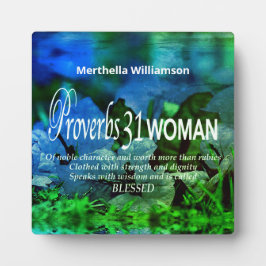 Placa Expositora Proverbios 31 cristianos Inspiradores