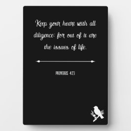 Placa Expositora Proverbios 4:23