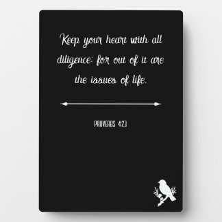 Placa Expositora Proverbios 4:23