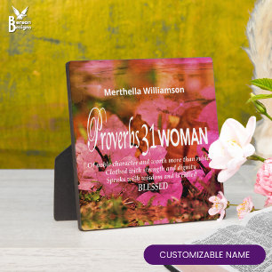 Placa Expositora Proverbios florales personalizados 31