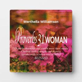 Placa Expositora Proverbios florales personalizados 31