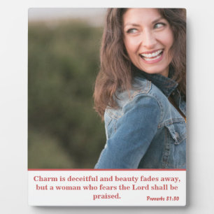 Placa Expositora Proverbs 31 Woman Gift