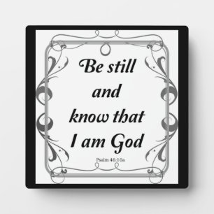 PLACA EXPOSITORA PSALM 46-10