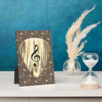 Púa de guitarra de notas de música personalizada