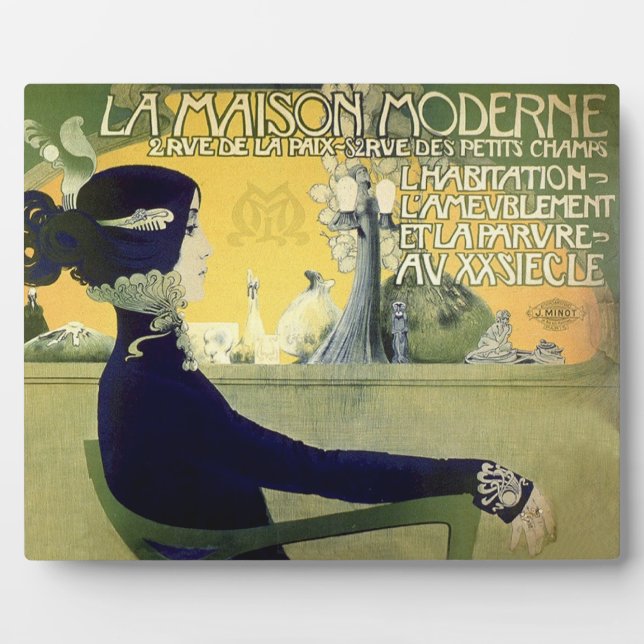 Placa Expositora Publicidad francesa de época Orazi Manuel 1905 (Frente)