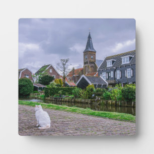 Placa Expositora Pueblo pesquero tradicional Marken en los Países B