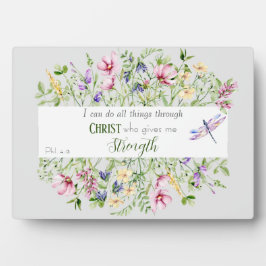 Placa Expositora Puedo Hacer Todas Las Cosas Verso Biblia