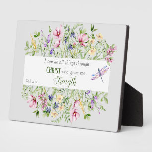 Placa Expositora Puedo Hacer Todas Las Cosas Verso Biblia