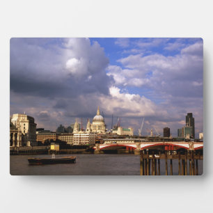 Placa Expositora Puente de Blackfriars y Catedral de San Pablo