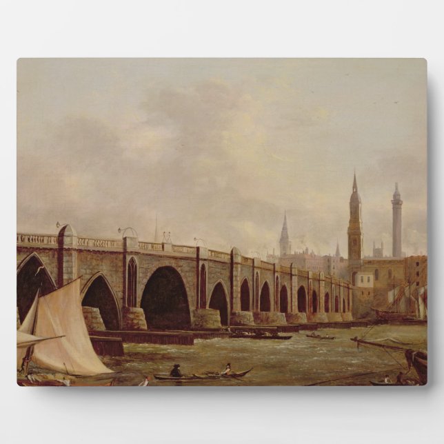 Placa Expositora Puente de Londres (aceite sobre lienzo) (Frente)