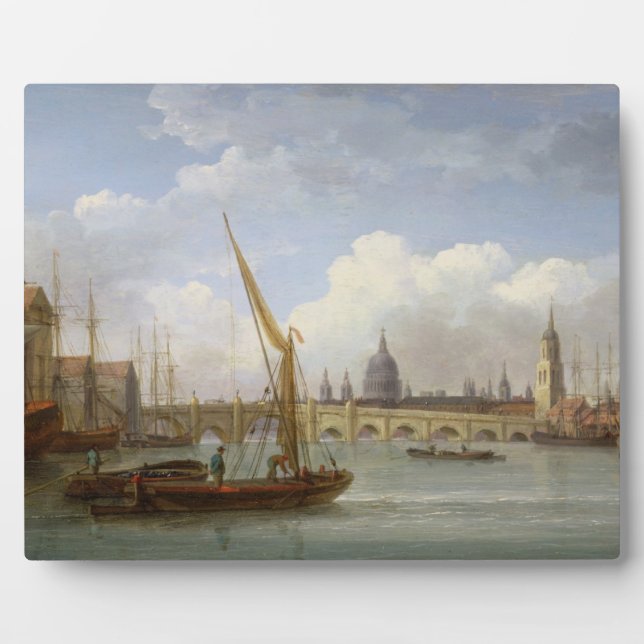 Placa Expositora Puente de Londres, con catedral de San Pablo en la (Frente)