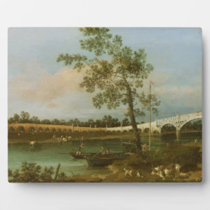 Placa Expositora Puente del viejo Walton, 1755 (aceite en lienzo)