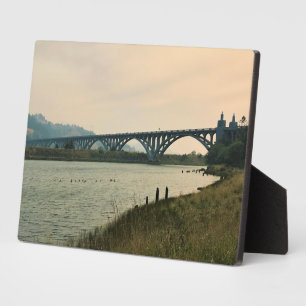 Placa Expositora Puente Patterson, Gold Beach, Oregon