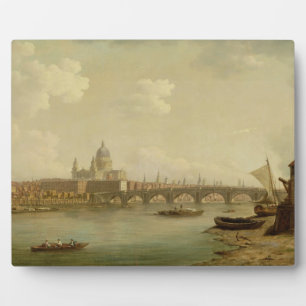 Placa Expositora Puente St. Paul y Blackfriars, Londres, c.1770-