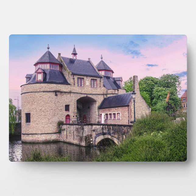 Placa Expositora Puerta histórica de Brujas (Frente)