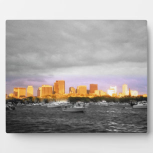 Placa Expositora Puerto de Boston