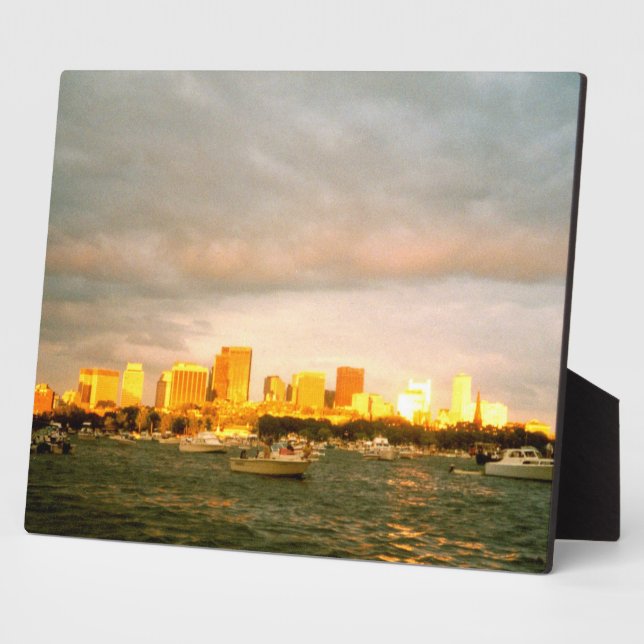 Placa Expositora Puerto de Boston (Lado)