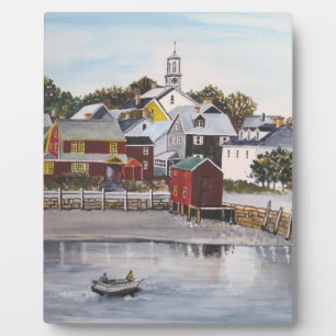 Placa Expositora Puerto de Portsmouth, New Hampshire