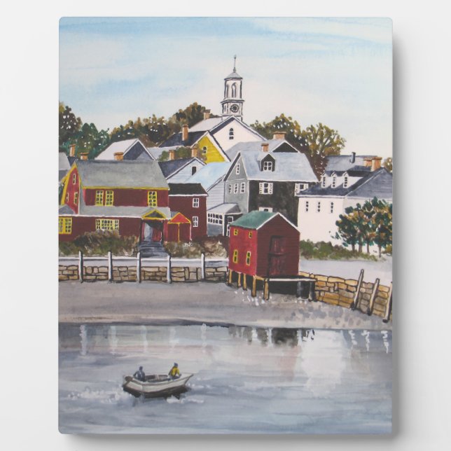 Placa Expositora Puerto de Portsmouth, New Hampshire (Frente)