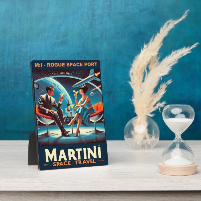 Placa Expositora Puerto espacial Martini Space Travel: Poster Rogue (Lado)