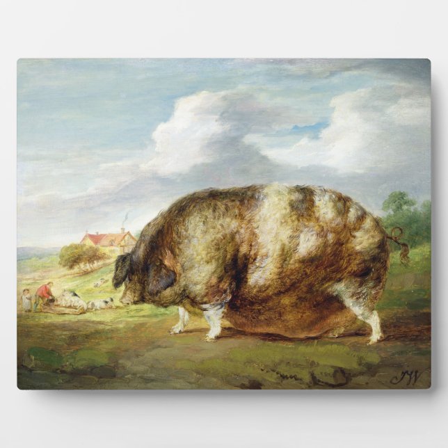 Placa Expositora Punto antiguo de Gloucestershire (aceite en el pan (Frente)