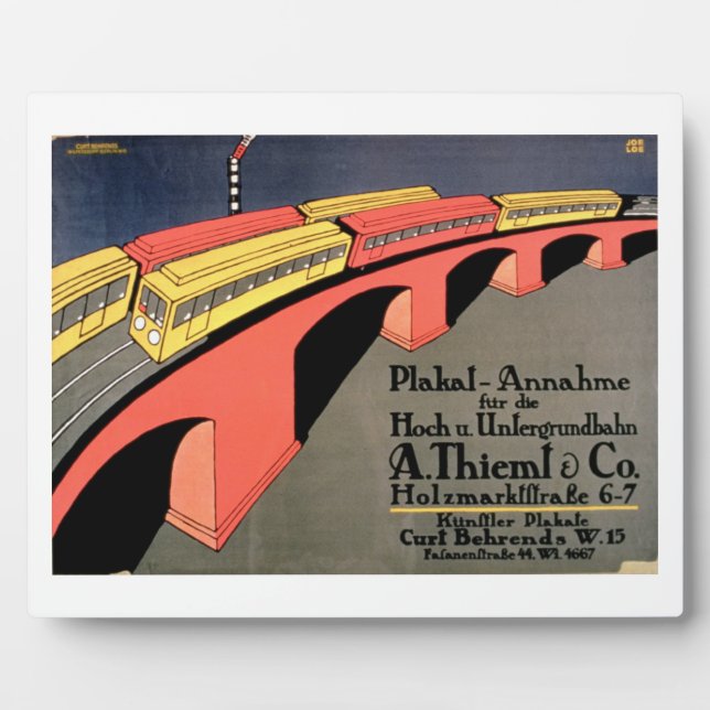 Placa Expositora 'Punto de recogida para el ferrocarril de montaña  (Frente)