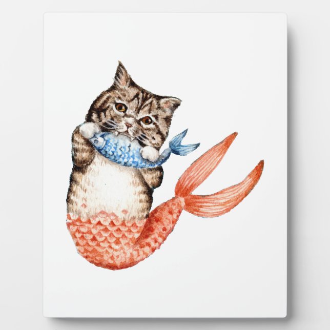 Placa Expositora Purmaid Cat Mermaid (Frente)