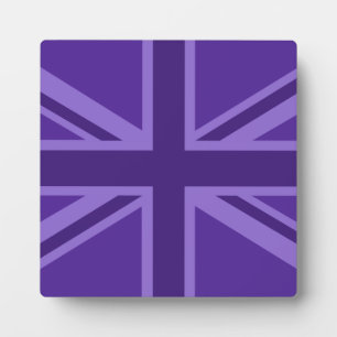 Placa Expositora Purple Union Jack Design