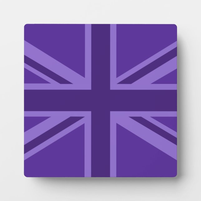 Placa Expositora Purple Union Jack Design (Frente)