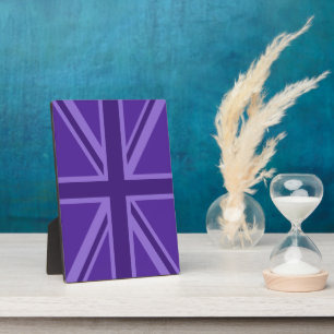 Placa Expositora Purple Union Jack Design