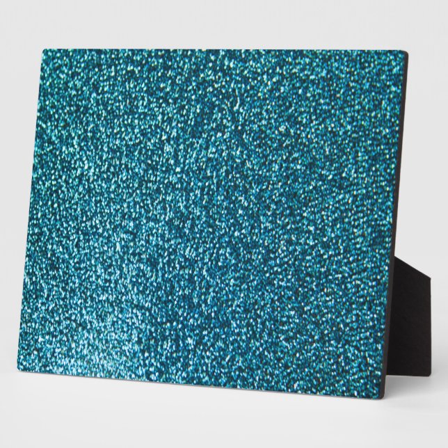 Placa Expositora Purpurina azul elegante (Lado)