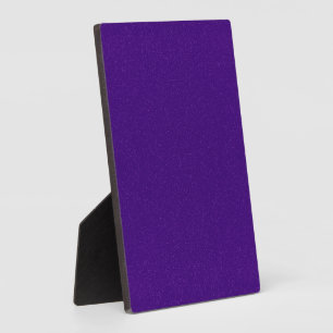 Placa Expositora Purpurina púrpura Easel Plaque - Personalizable