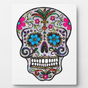 Placa Expositora purpurina Sugar Skull