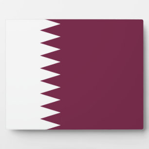 Placa Expositora Qatar - Bandera catarí