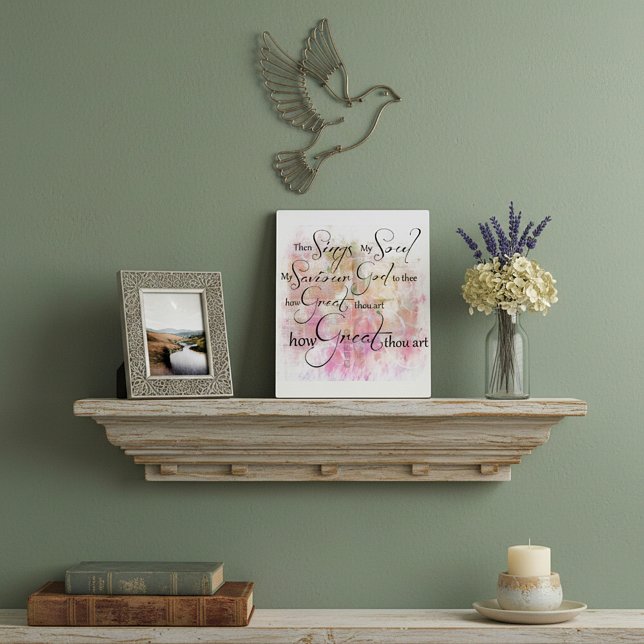 Placa Expositora Qué grande eres (Subido por el creador)