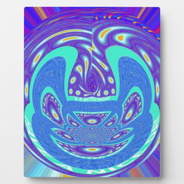 Placa Expositora Que tengas un día feliz (Frente)