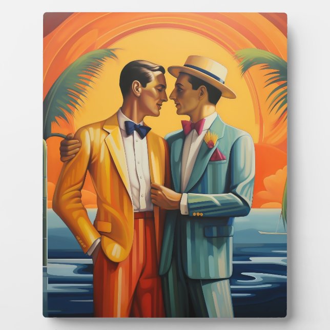 Placa Expositora Queer y Moda: El legado de amor del Art Deco (Frente)