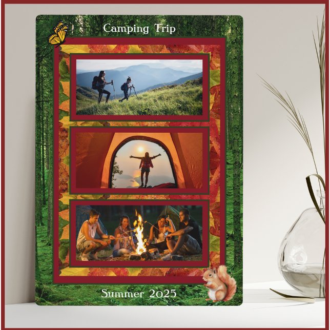 Placa Expositora Queridos Recuerdos de camping Foto Keepsake (Cherished Camping Memories Photo Keepsake)