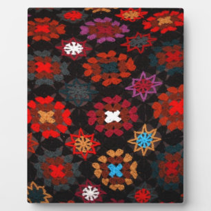 Placa Expositora Quilt Crochet