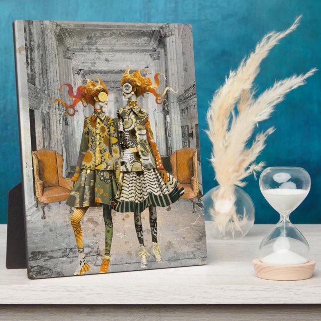Placa Expositora Quirky Fashionistas Surreal Art Plaque (Lado)