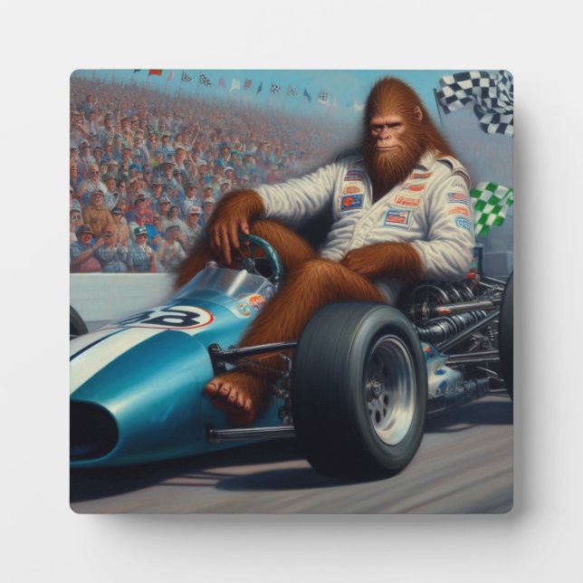 Placa Expositora Racecar Bigfoot (Frente)