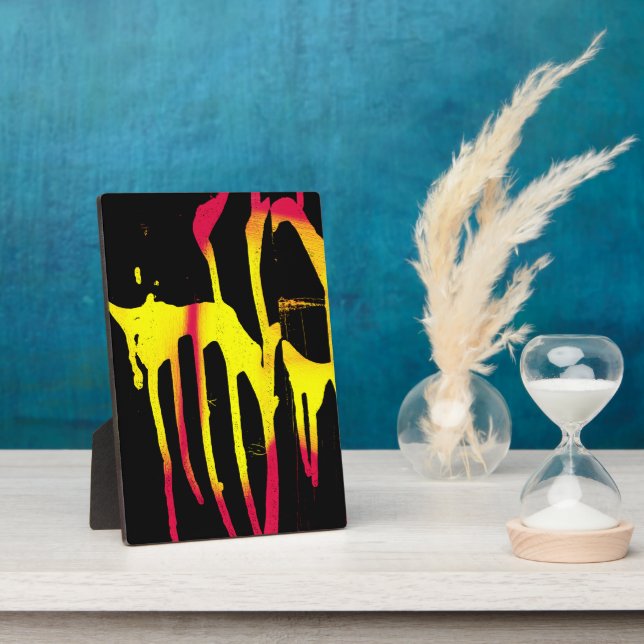 Placa Expositora ráfagas y espumas y bacanal (Lado)