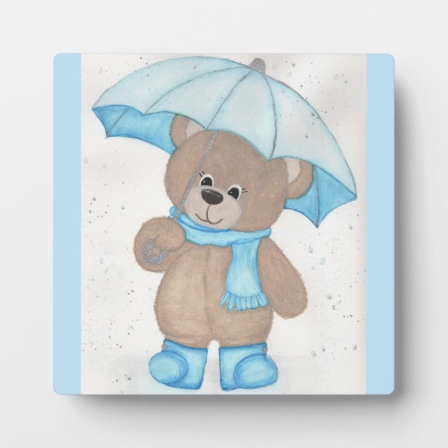 Placa Expositora Rainy Daze Teddy Bear (Frente)