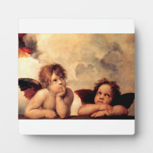 Placa Expositora Raphael Cherubs Sistine Madonna Plaque