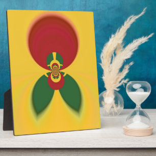 Placa Expositora Rasta Colores Resumen Arte Imprimir