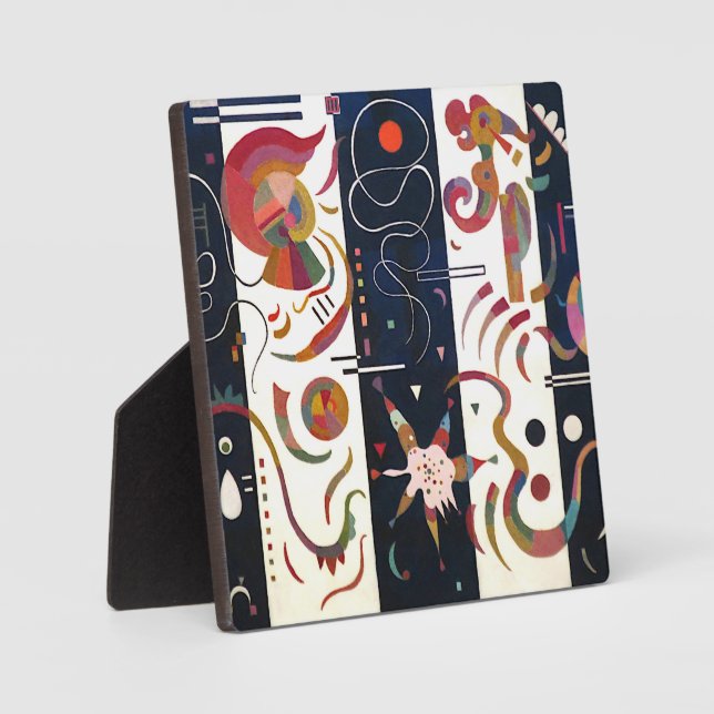 Placa Expositora Rastreado por Wassily Kandinsky (Anverso)