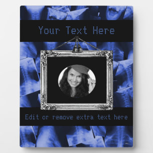 Placa Expositora Rayado X - Azul electromagnético