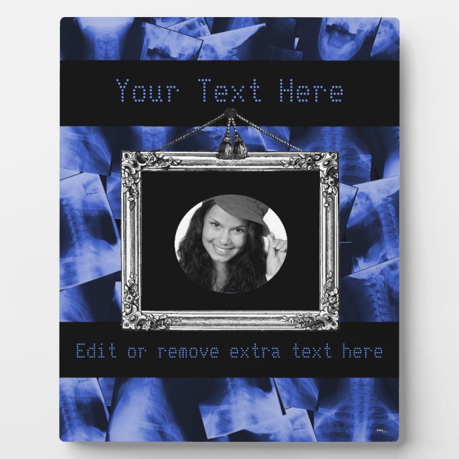 Placa Expositora Rayado X - Azul electromagnético (Frente)